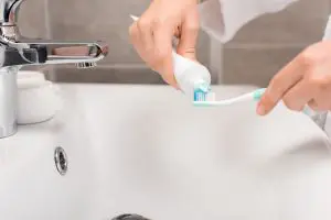 save water at home by turning off the tap when you brush your teeth