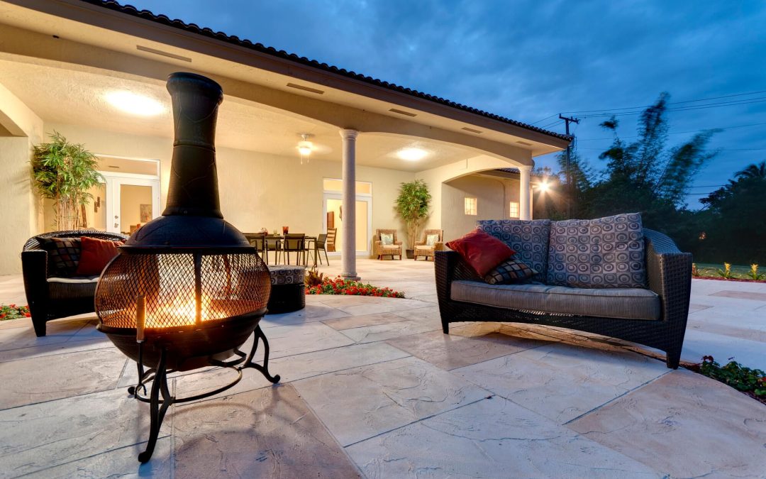 warm your outdoor living space